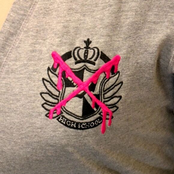 Super Danganronpa 2 Kibogamine Dead  Size M Unisex Cardigan in Heather Gray - Picture 8 of 10